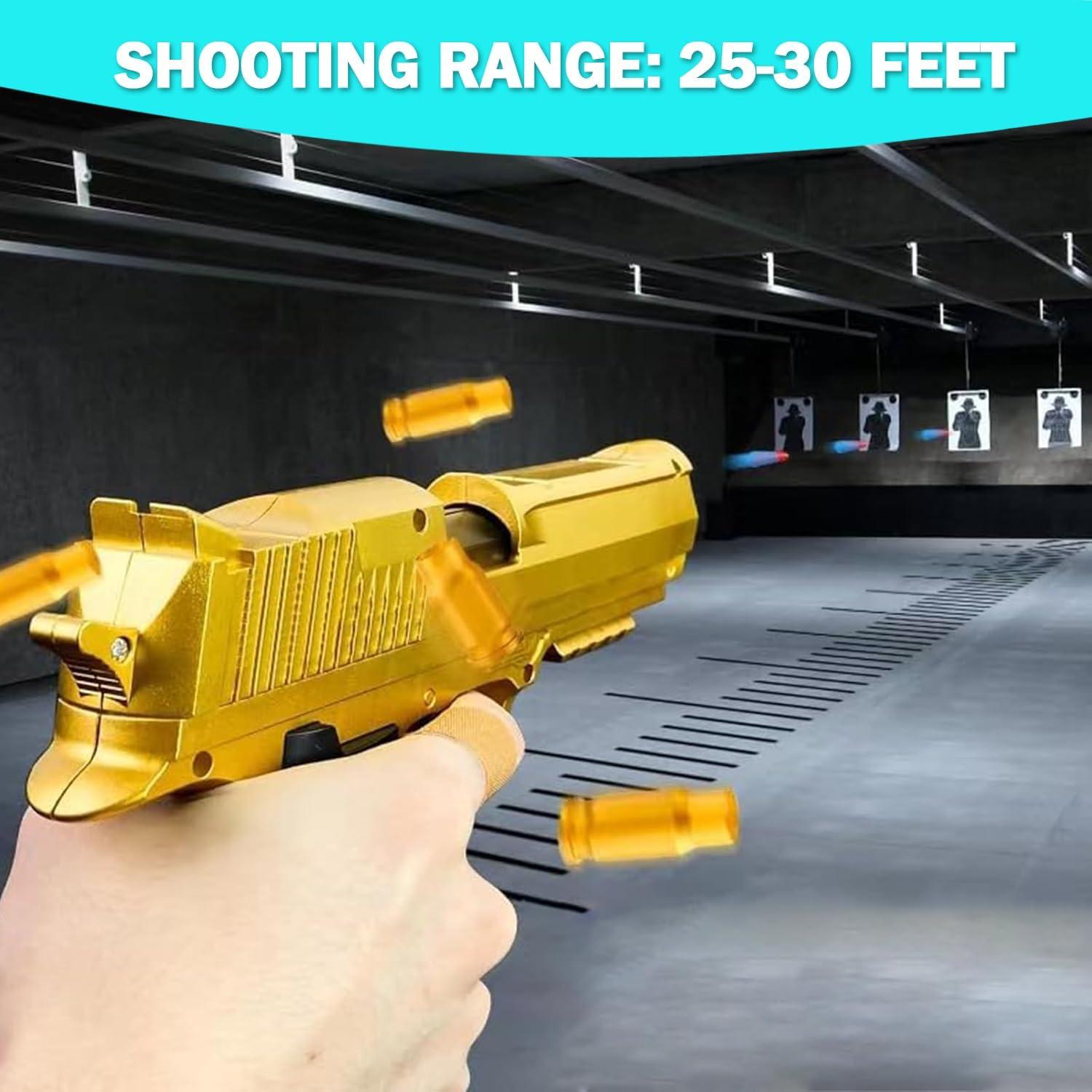 Pistola de Juguete LBDREXZ con Balas Blandas EVA - Oro