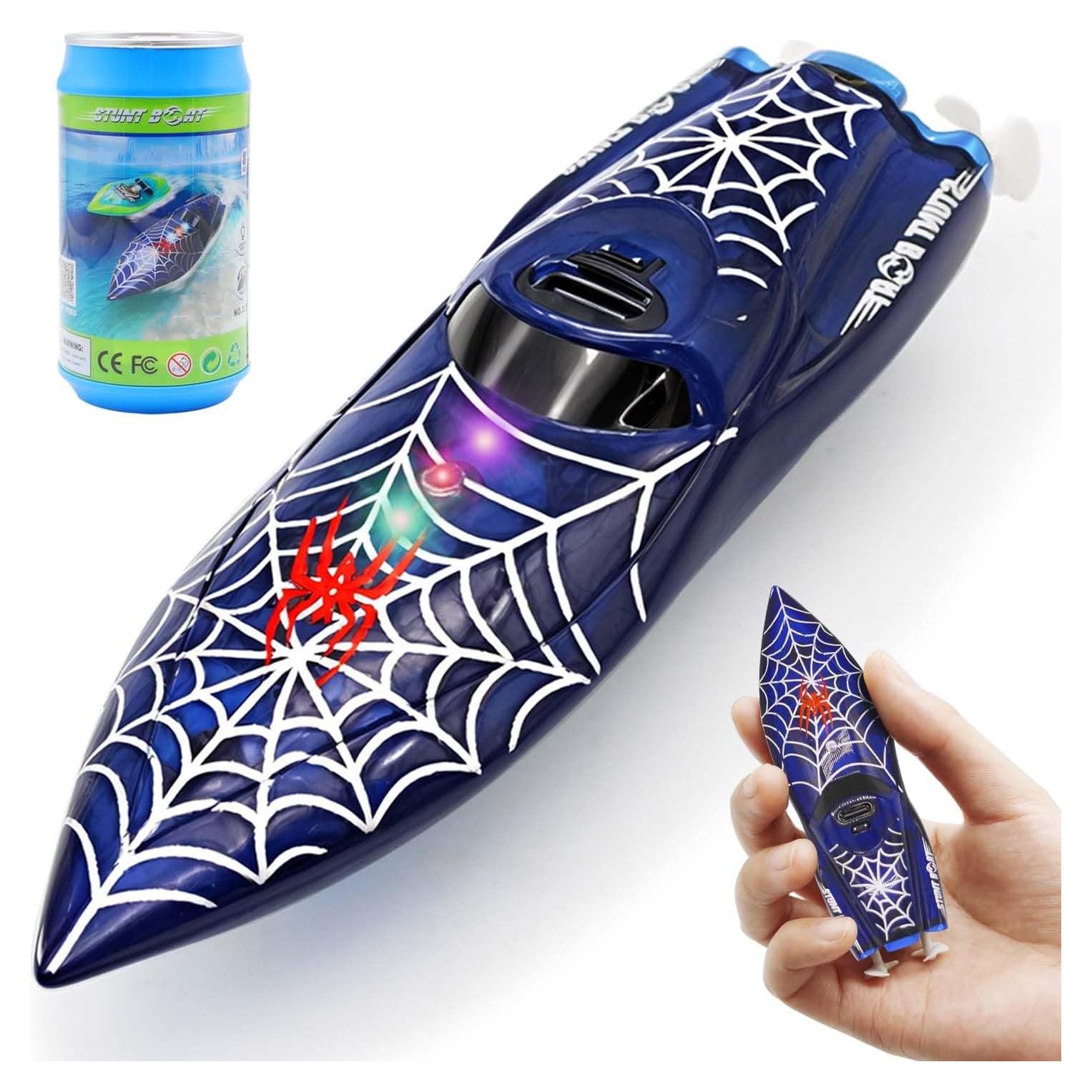 Mini Barco RC CX 3329 con Luces LED y Batería Recargable