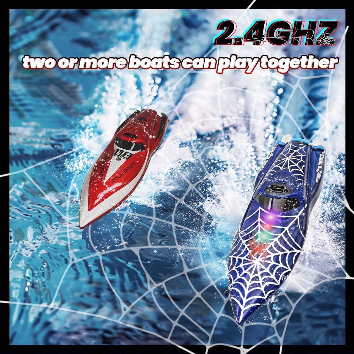 Mini Barco RC CX 3329 con Luces LED y Batería Recargable