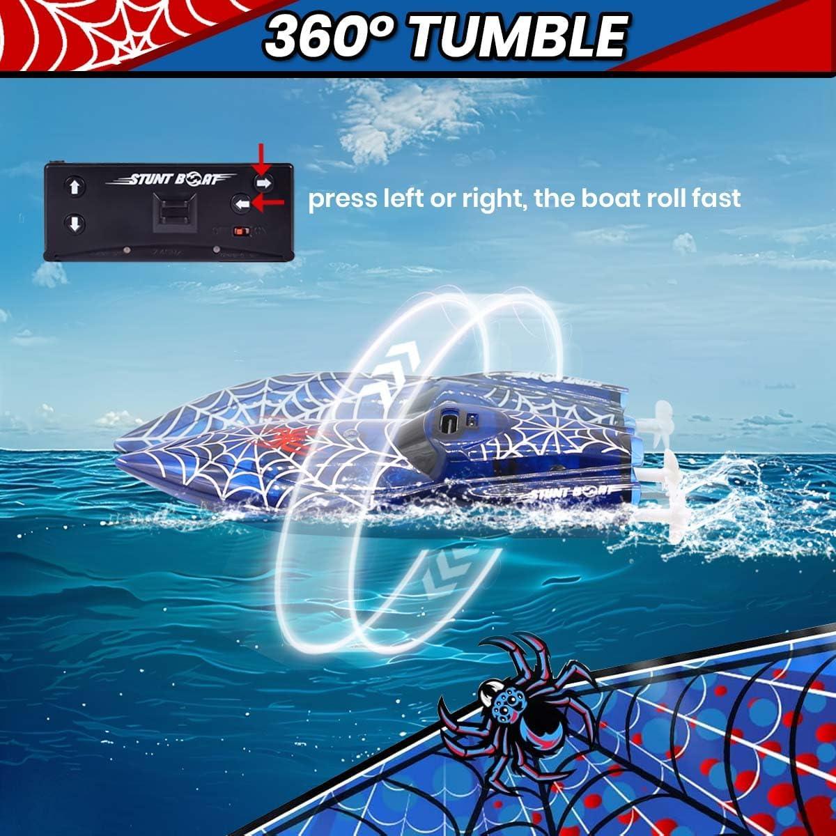 Mini Barco RC CX 3329 con Luces LED y Batería Recargable