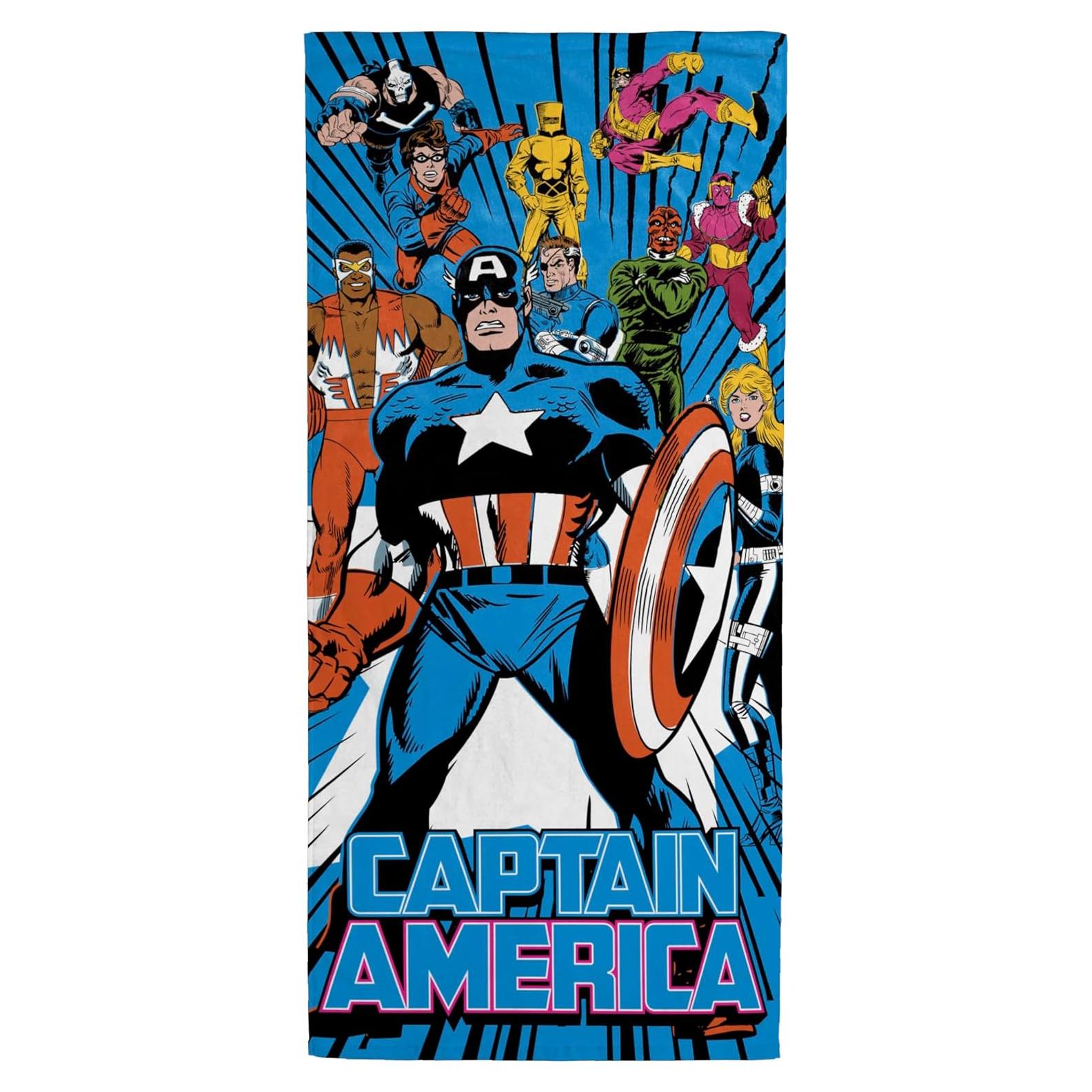 Toalla de Playa Jay Franco Capitán América 100% Algodón 147x71 cm