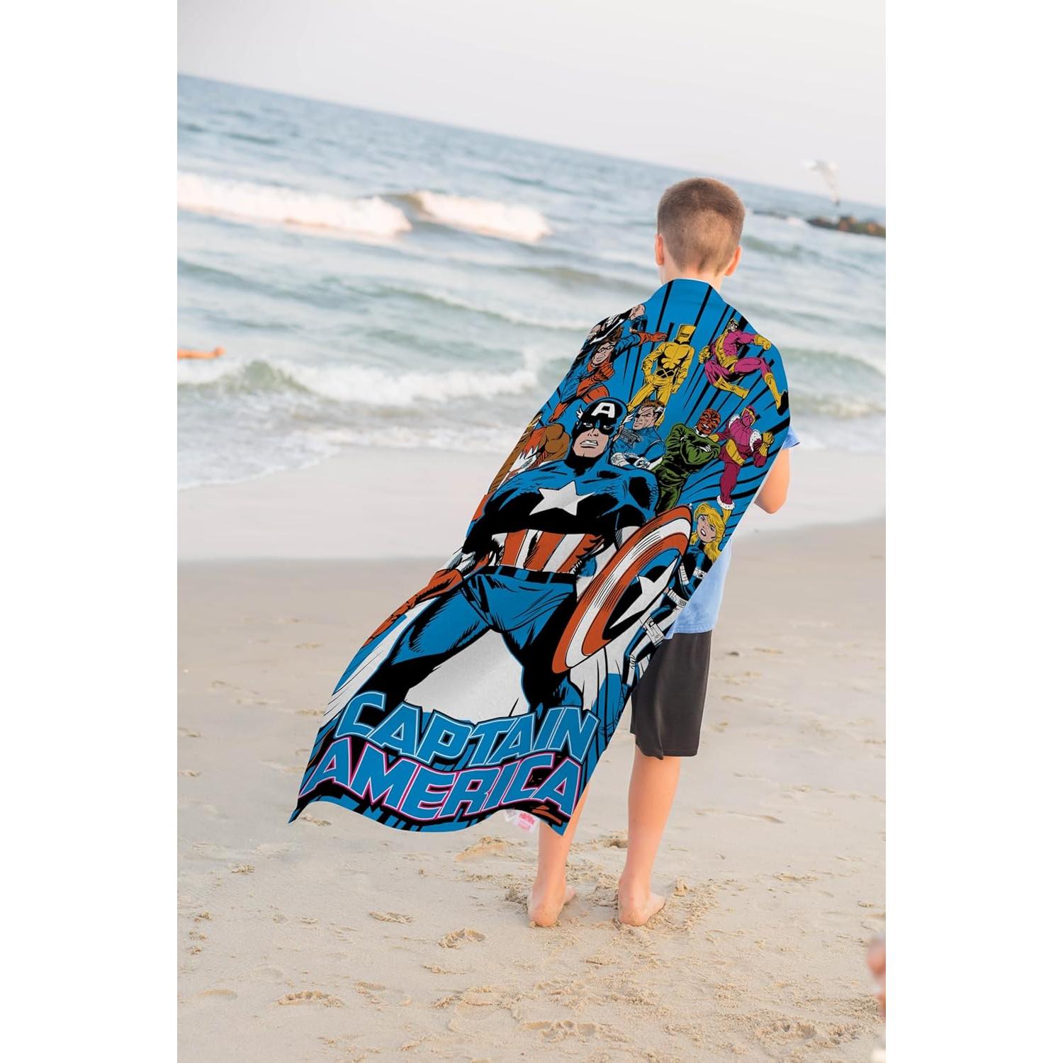 Toalla de Playa Jay Franco Capitán América 100% Algodón 147x71 cm