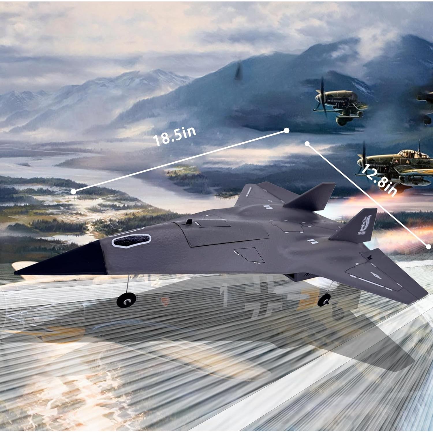 Avión RC Eayaele SR-72 4 Canales 6 Ejes Estabilizador