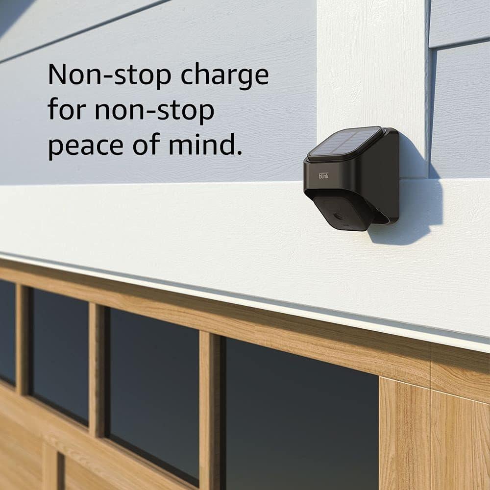 Blink Outdoor (3rd Gen) + Solar Panel Charging Mount - wireless, HD smart security camera, solar-powered, motion detection – 1 camera system
