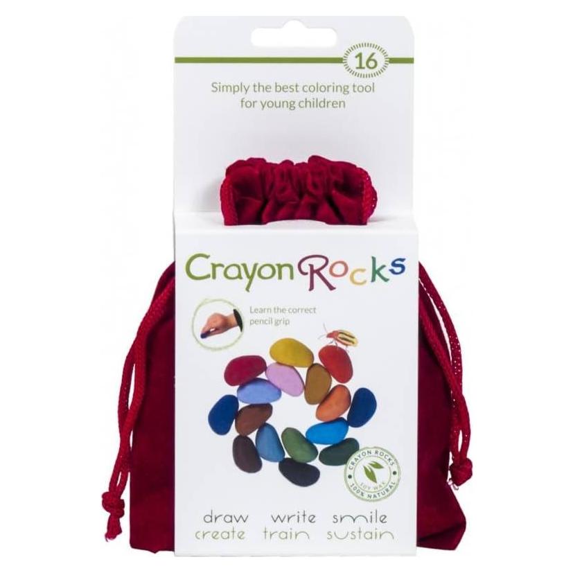 Crayon Rocks Crayones 16 unidades para niños - Cera de soya