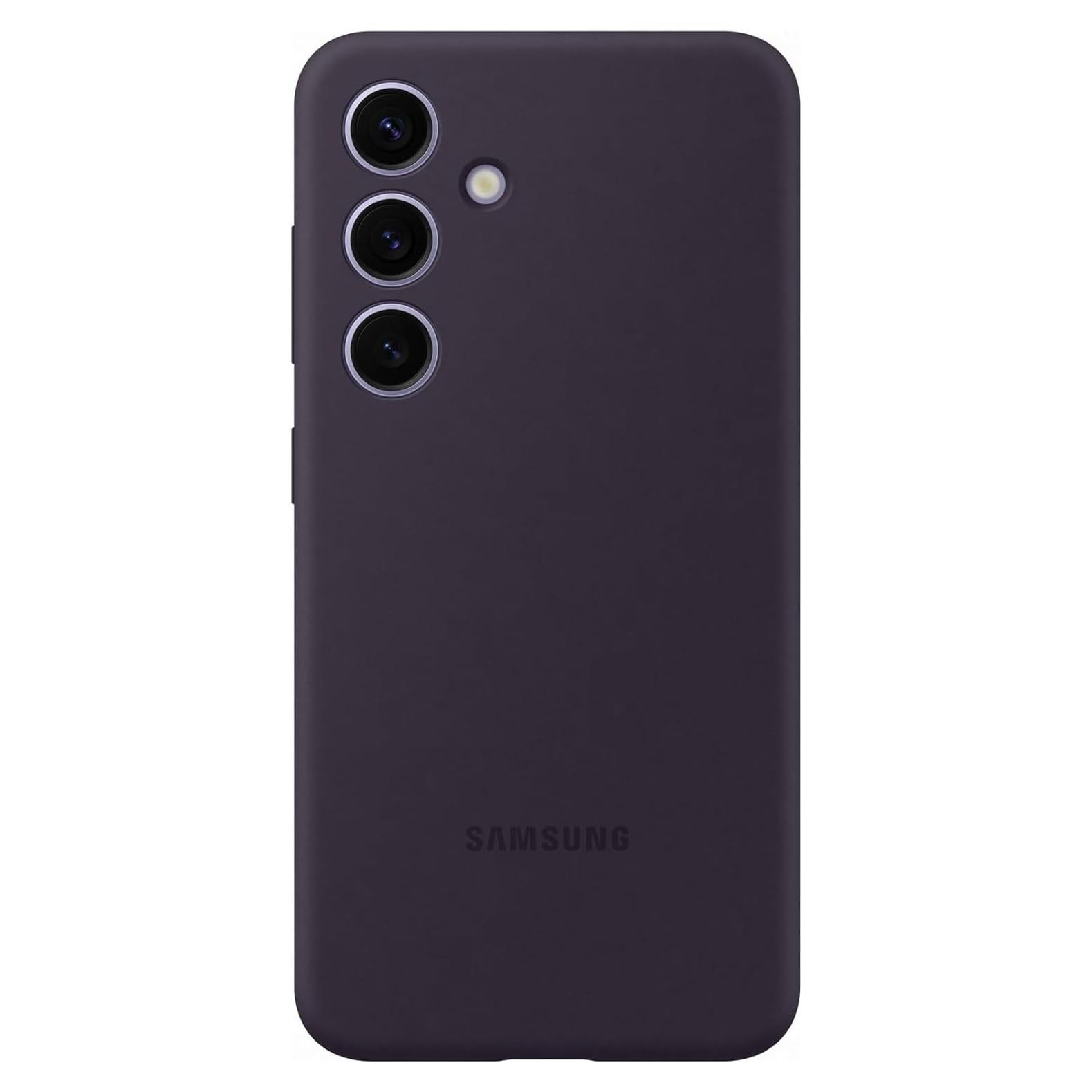 Funda de Silicona Oficial Samsung Galaxy S24 Violeta Oscuro
