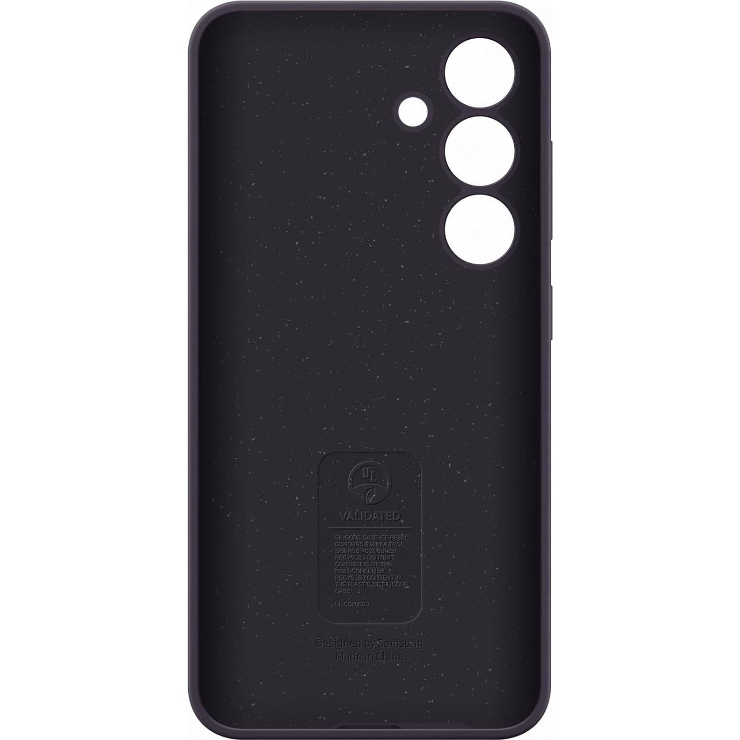 Funda de Silicona Oficial Samsung Galaxy S24 Violeta Oscuro