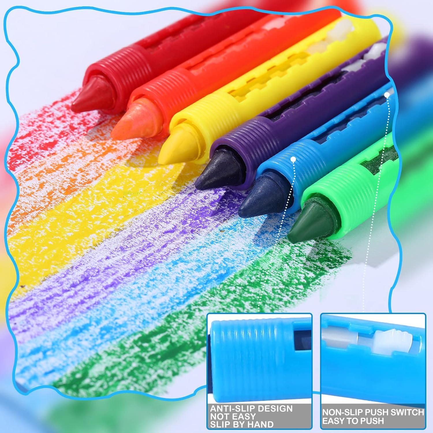 Crtiin 18 Crayones de Baño Lavables para Niños