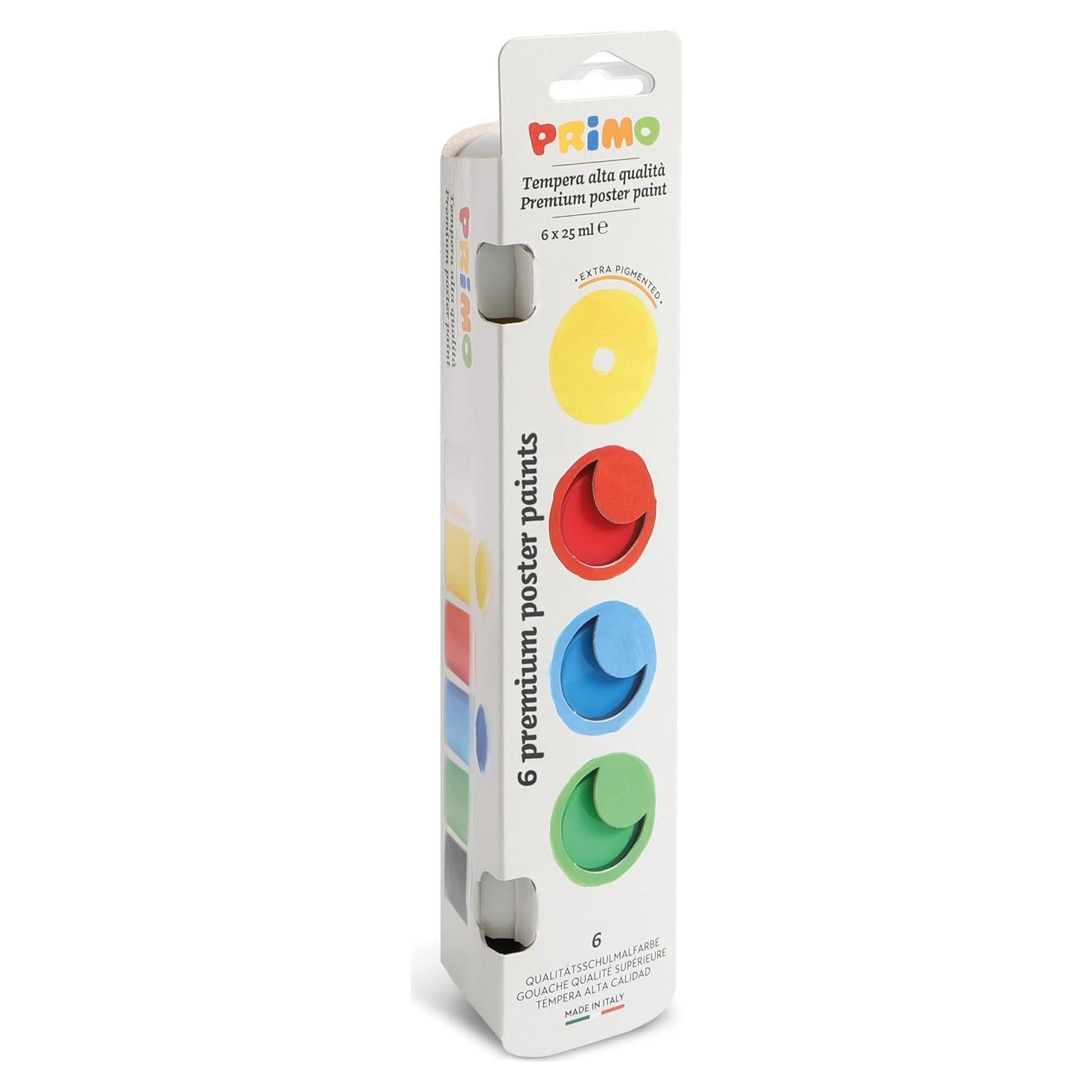 Juego de Pintura de Témpera PRIMO 6 Colores 150ml