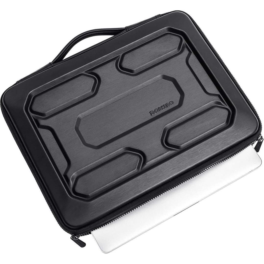 Funda para Laptop 13.3" DOMISO Negra Impermeable y Acolchada