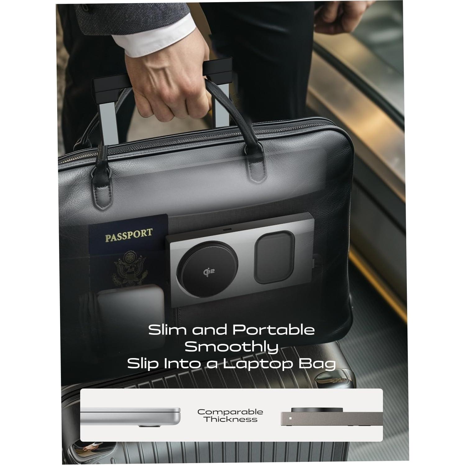 Cargador Inalámbrico 3 en 1 LISEN para iPhone 16 - Qi2 15W