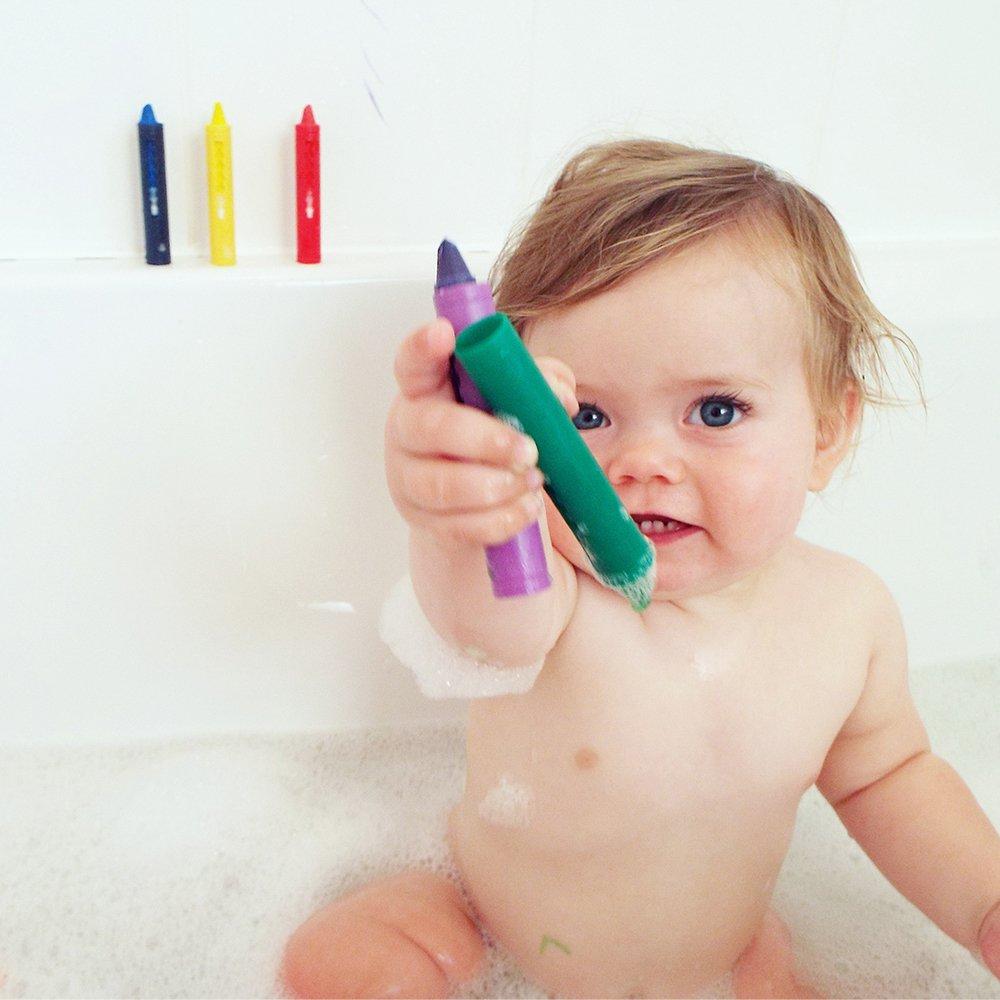 Crayones de Baño Nuby 5 Piezas Lavables para Niños