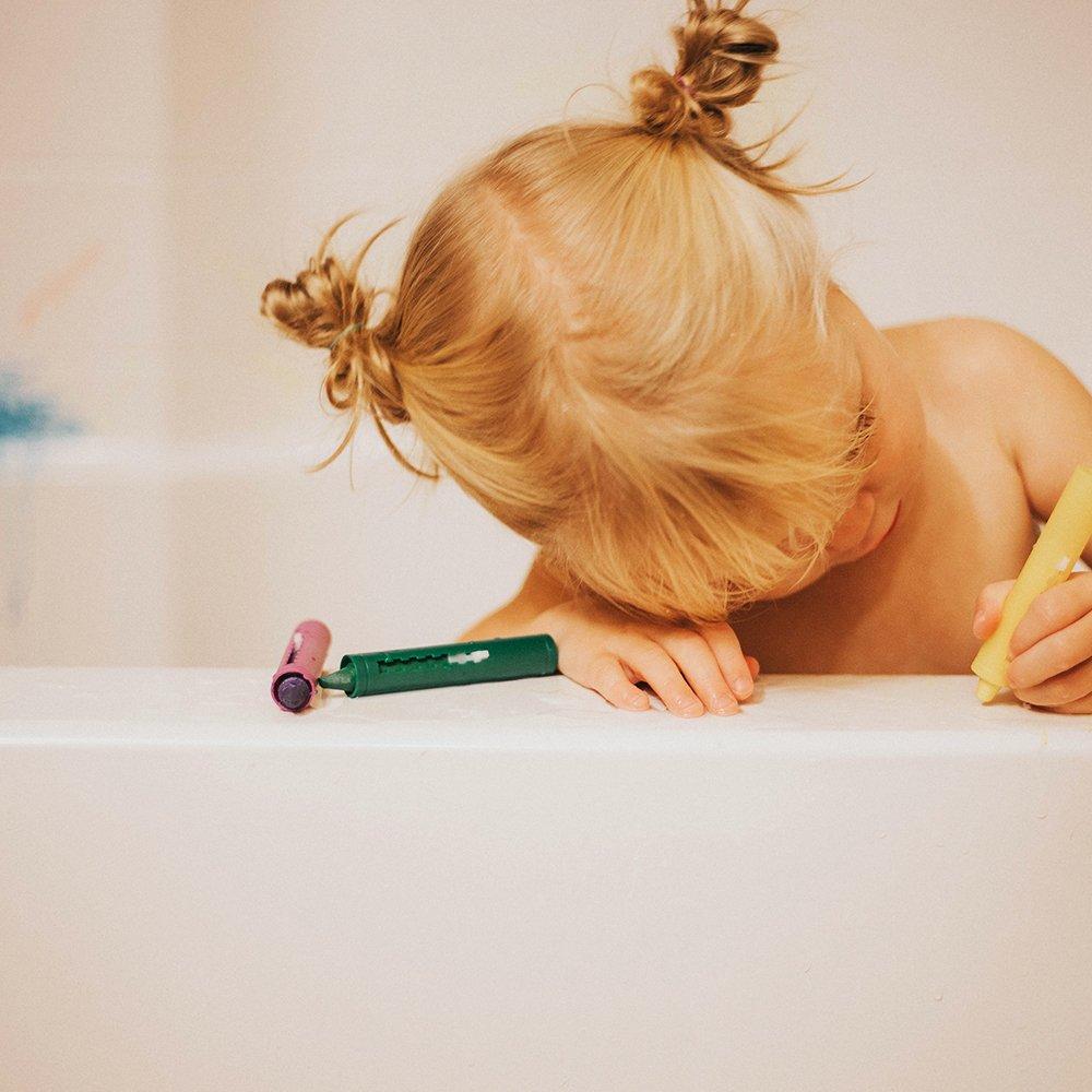 Crayones de Baño Nuby 5 Piezas Lavables para Niños