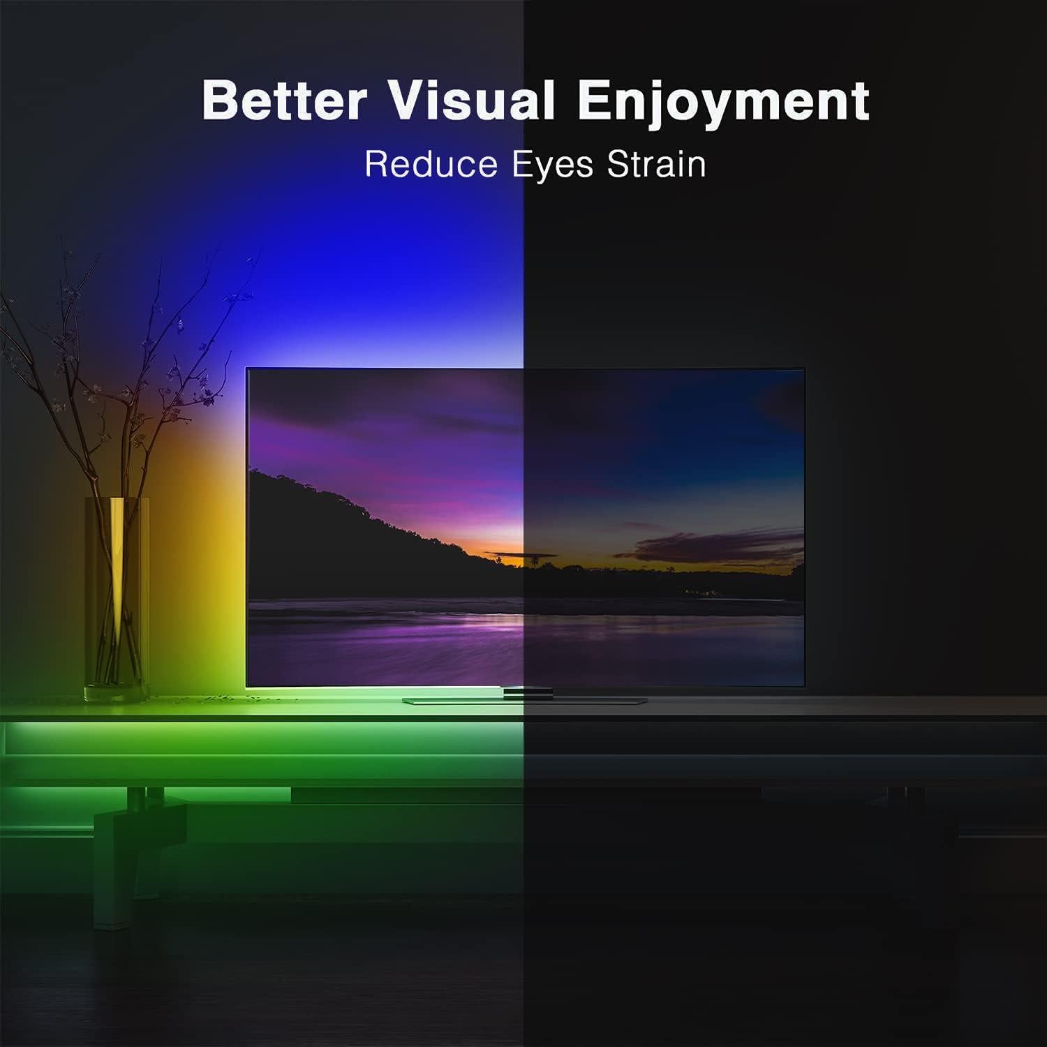 Luces LED para TV DAYBETTER 2.99m RGB Control APP Bluetooth