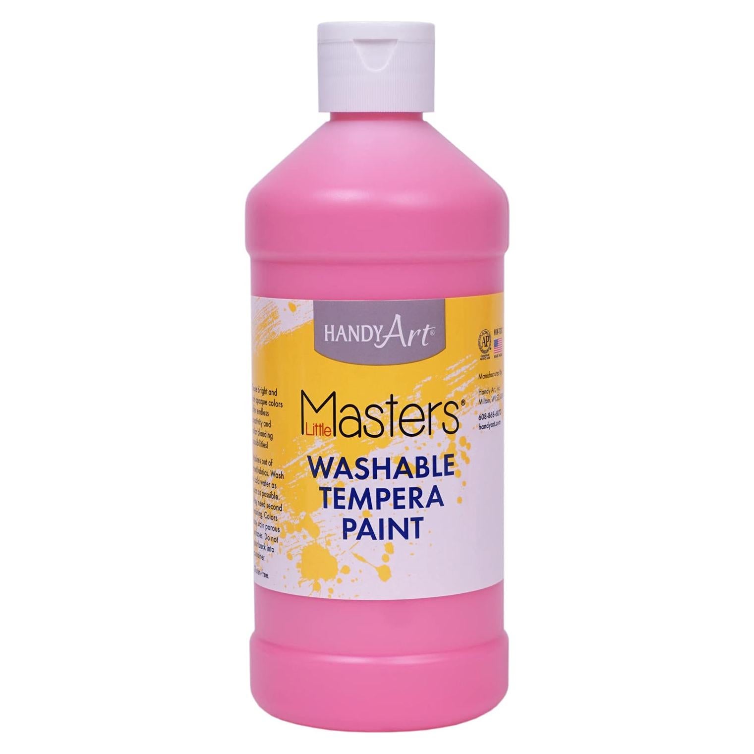 Pintura Tempera Lavable Handy Art Rosa 473 ml