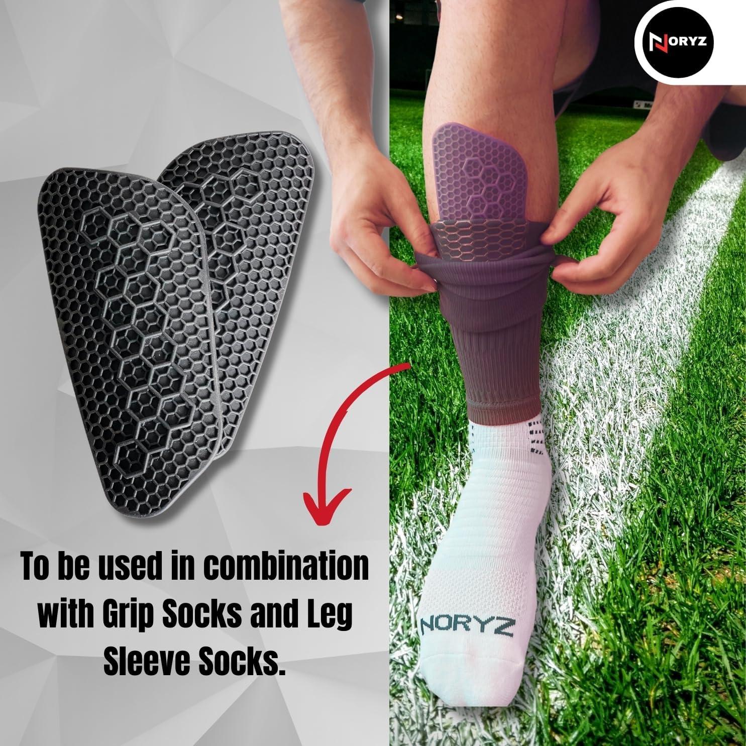 Espinilleras de Fútbol Noryz para Adultos y Niños - Silicona