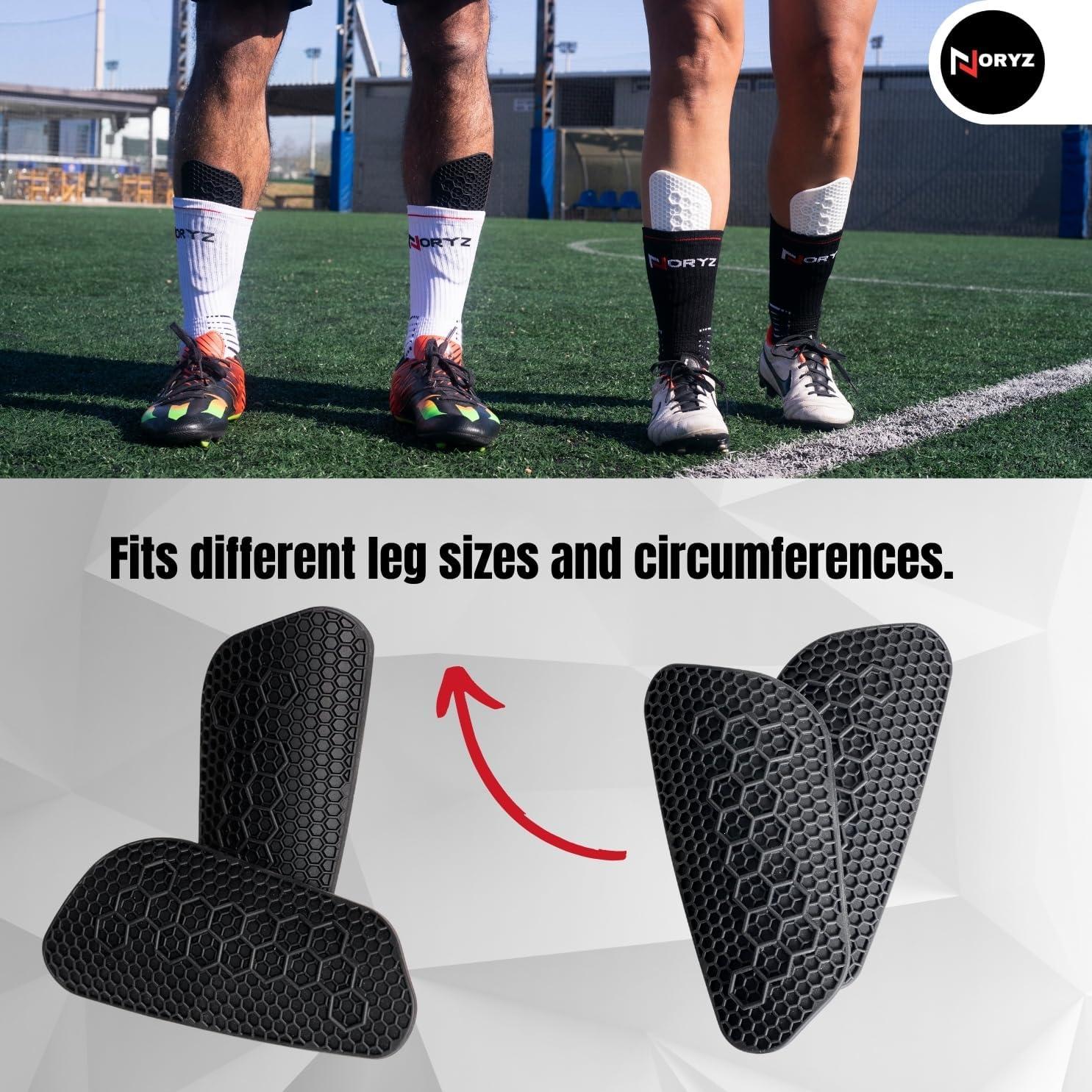 Espinilleras de Fútbol Noryz para Adultos y Niños - Silicona