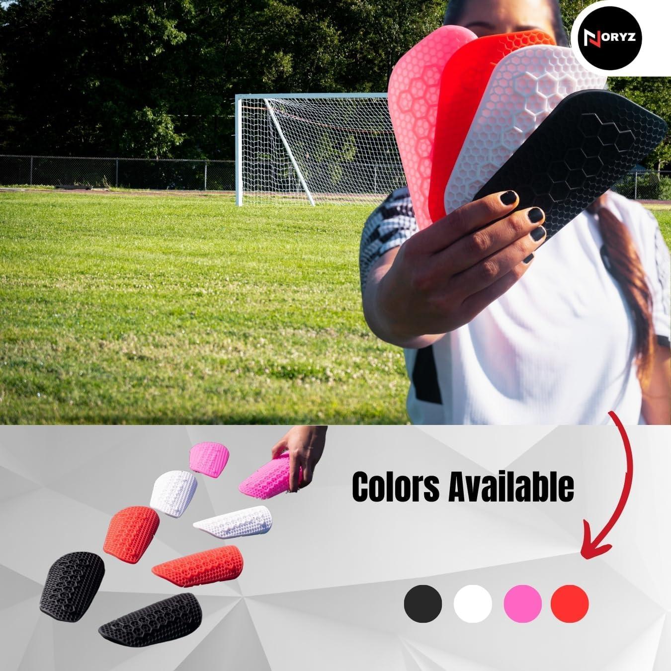 Espinilleras de Fútbol Noryz para Adultos y Niños - Silicona