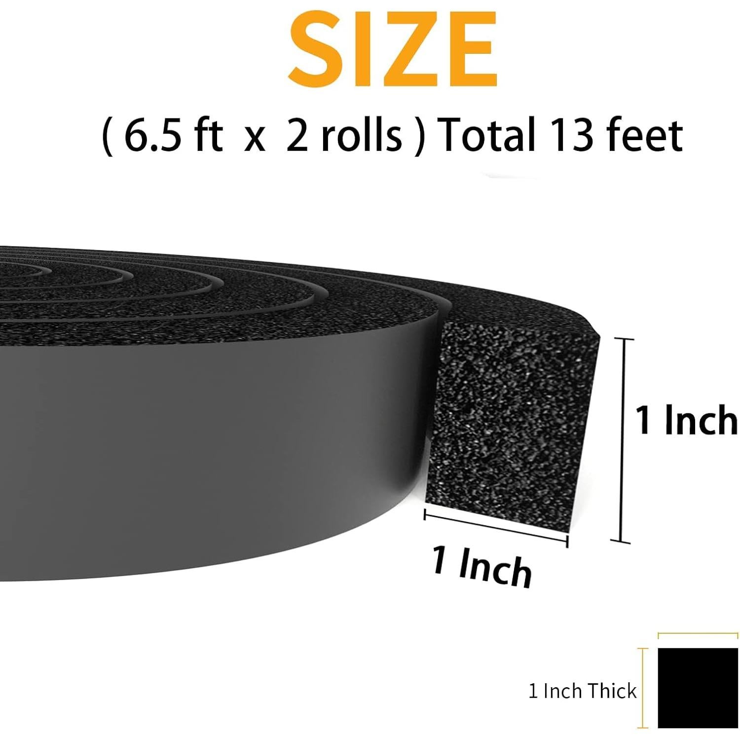 Cinta de Espuma Futuwi 2.54cm x 2.54cm para Aire Acondicionado