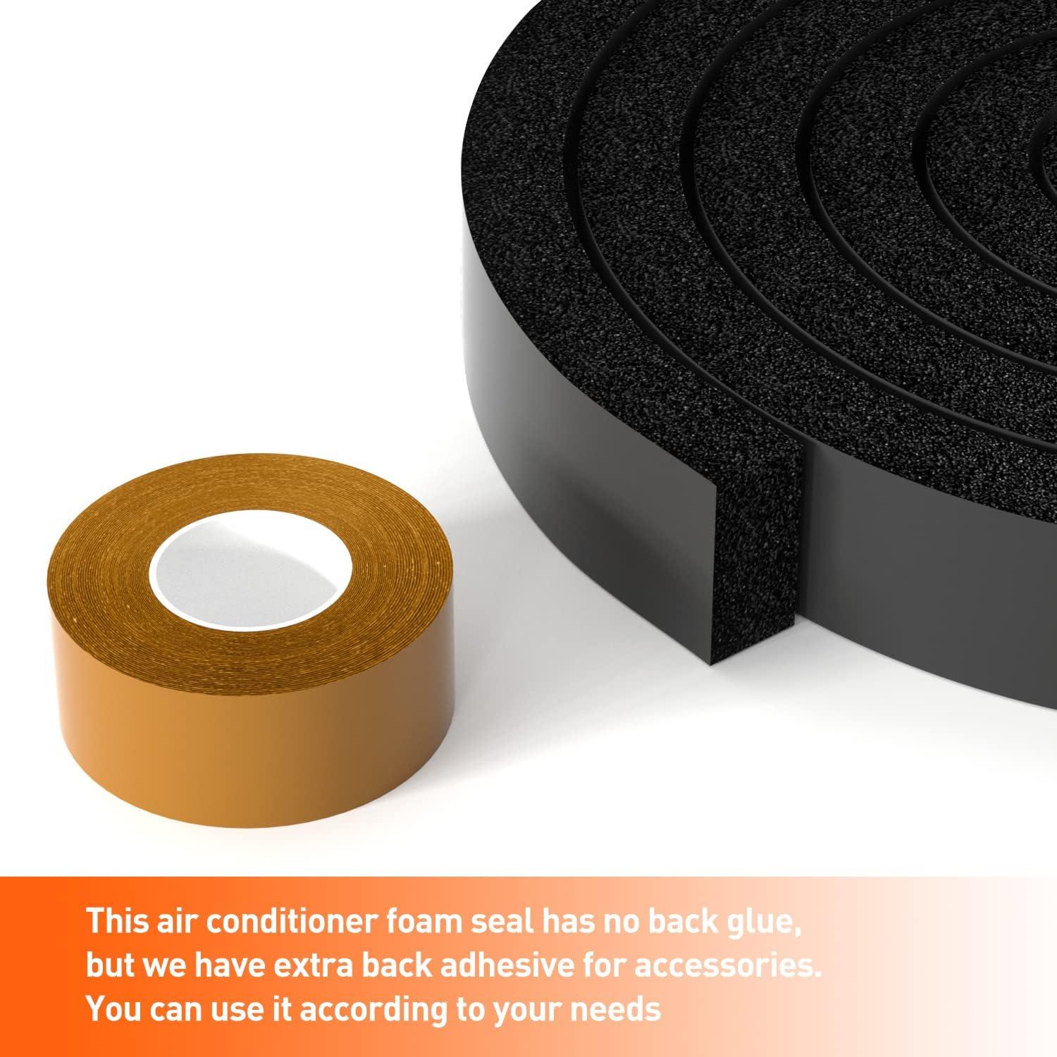 Cinta de Espuma Futuwi 2.54cm x 2.54cm para Aire Acondicionado