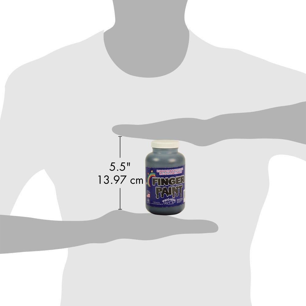 Pintura de Dedos Lavable Constructive Playthings 1L Negro