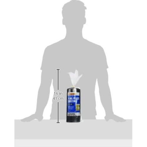 Lona de Polietileno Frost King 350B 0.91x15.24m 0.10mm Negra