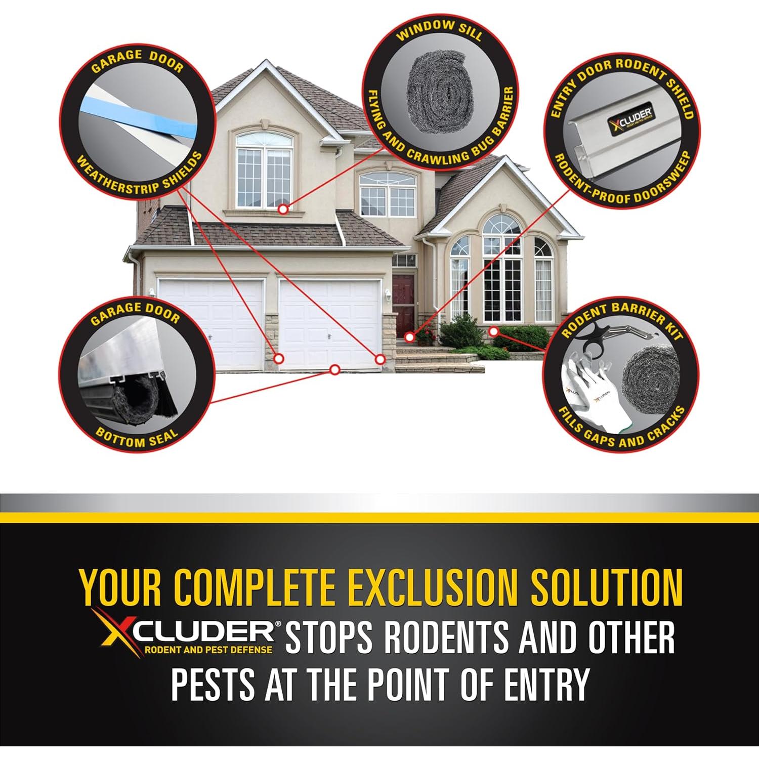 Barrera de Puerta Xcluder Versa-Line 91.4 cm Aluminio Antiroedores