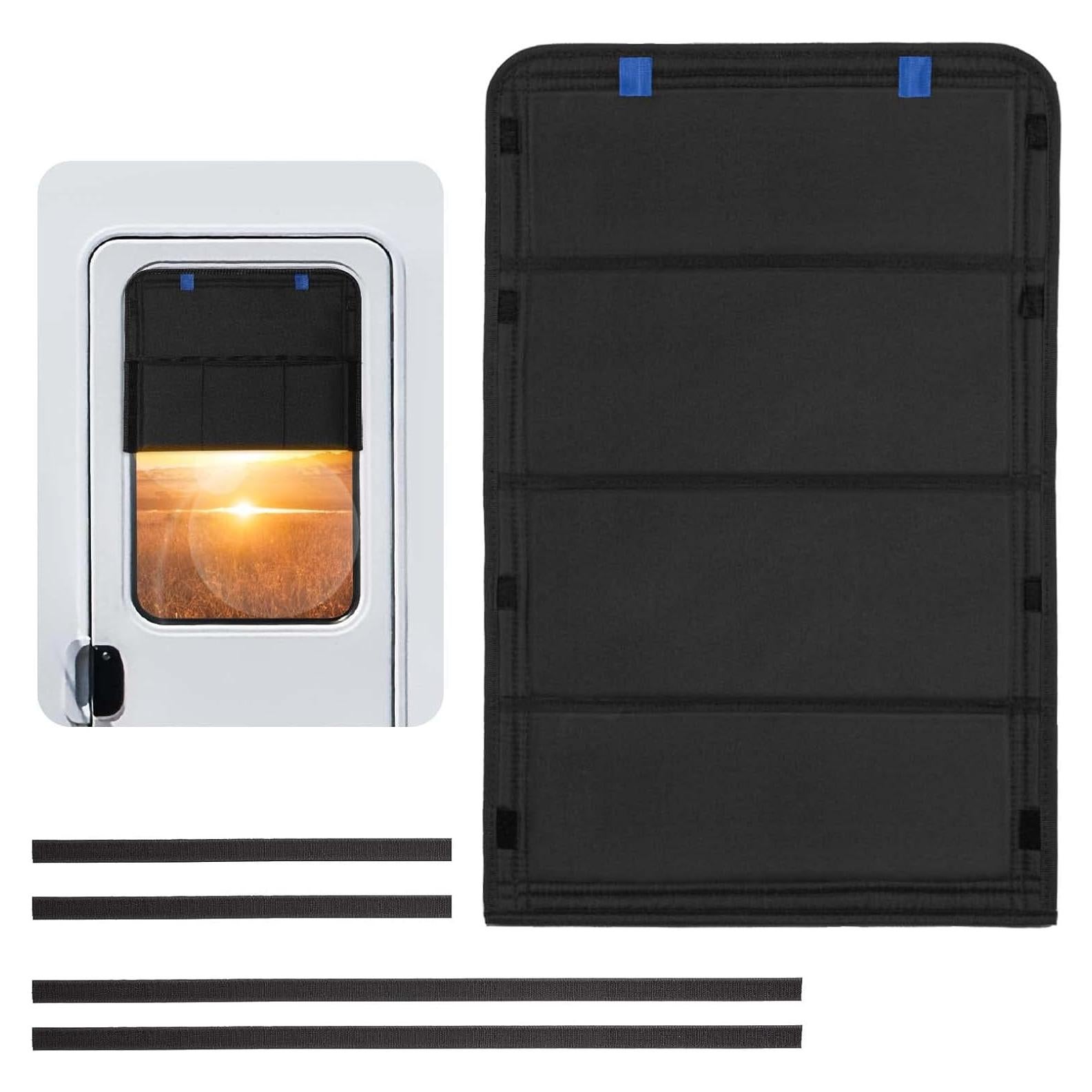 Sombra de Ventana Plegable Funomo para RV 63.5x40.6cm Blackout