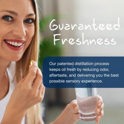 Aceite de Pescado Silvestre Alaska Wiley - 1000mg Omega-3s 30 Gelatinas