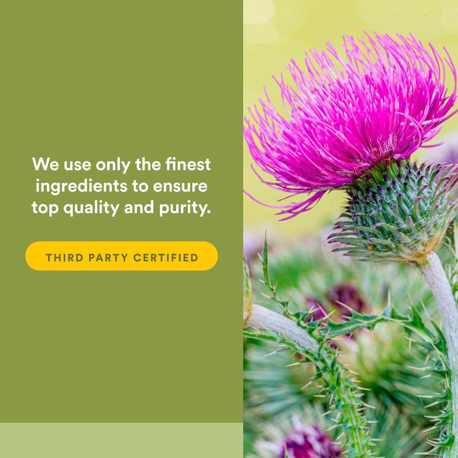 Cardo Mariano 250 mg Factores Naturales 60 Cápsulas Hepáticas