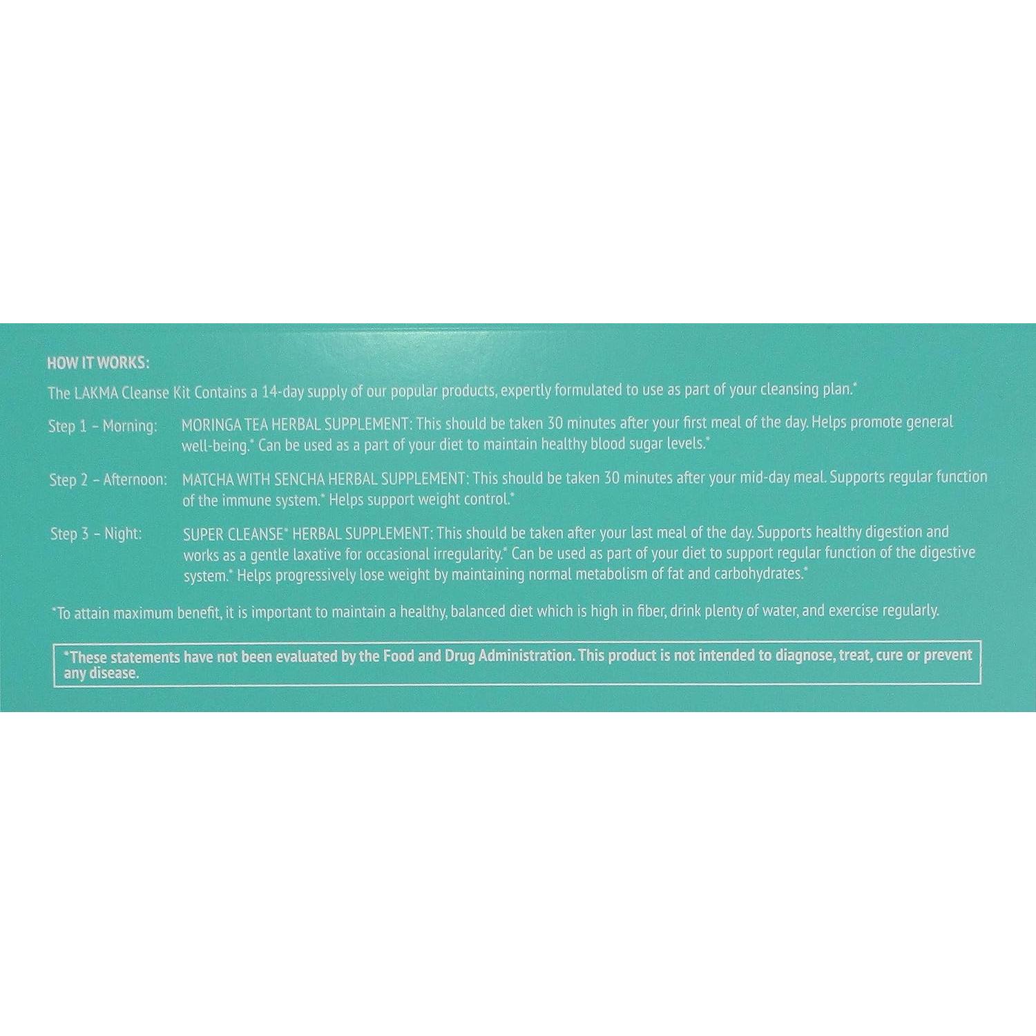 Kit de Limpieza de 14 Días HYLEYS Té Verde - 42 Bolsitas