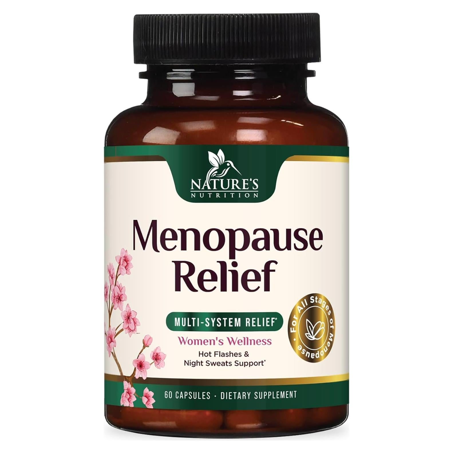 Suplemento Menopausia Nature's Nutrition 60 Cápsulas Cohosh Negro
