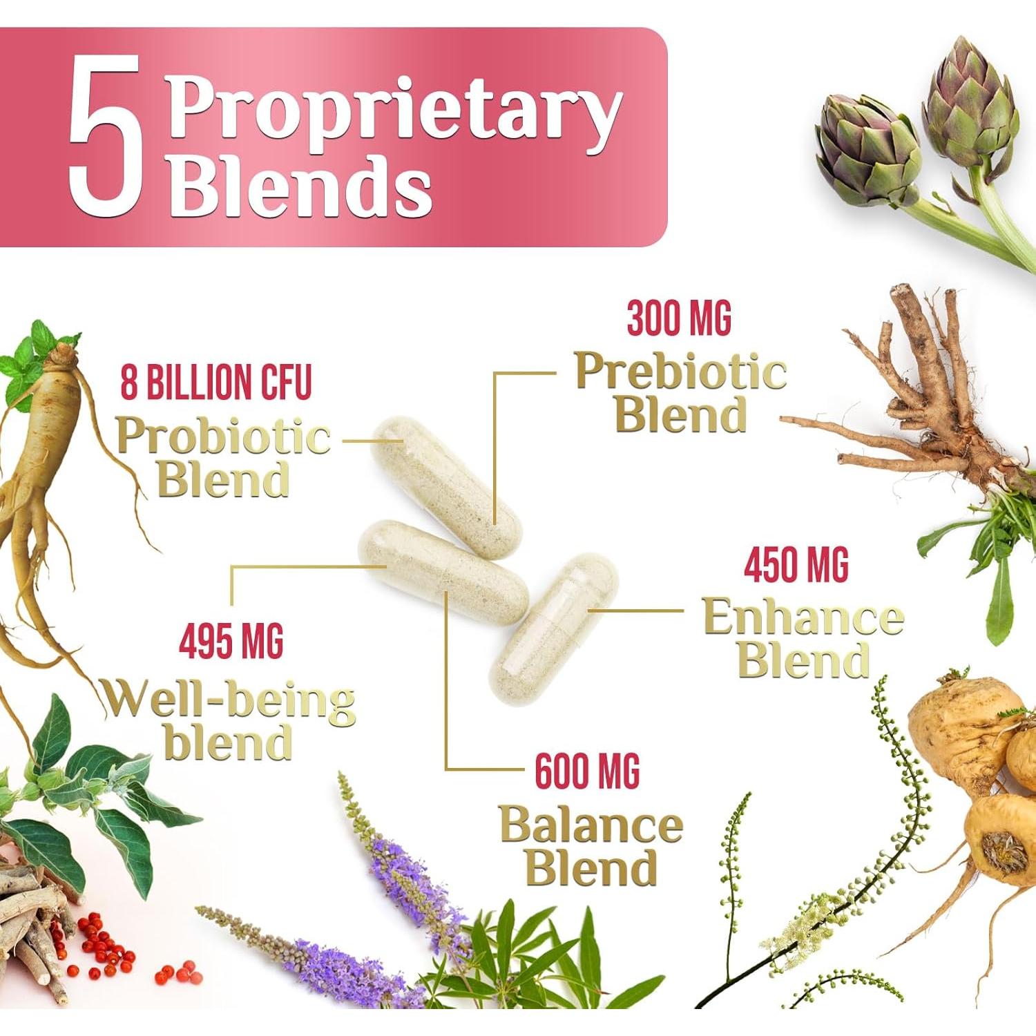 Suplemento Menopausia Nature's Nutrition 60 Cápsulas Cohosh Negro