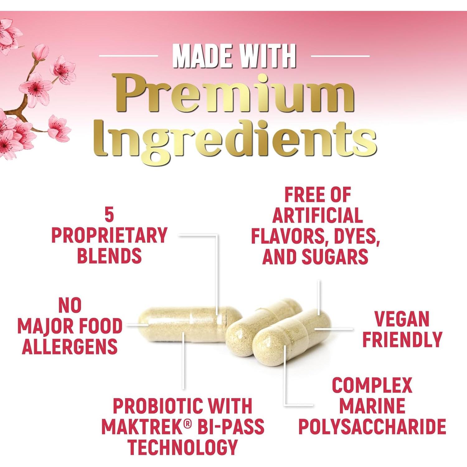 Suplemento Menopausia Nature's Nutrition 60 Cápsulas Cohosh Negro