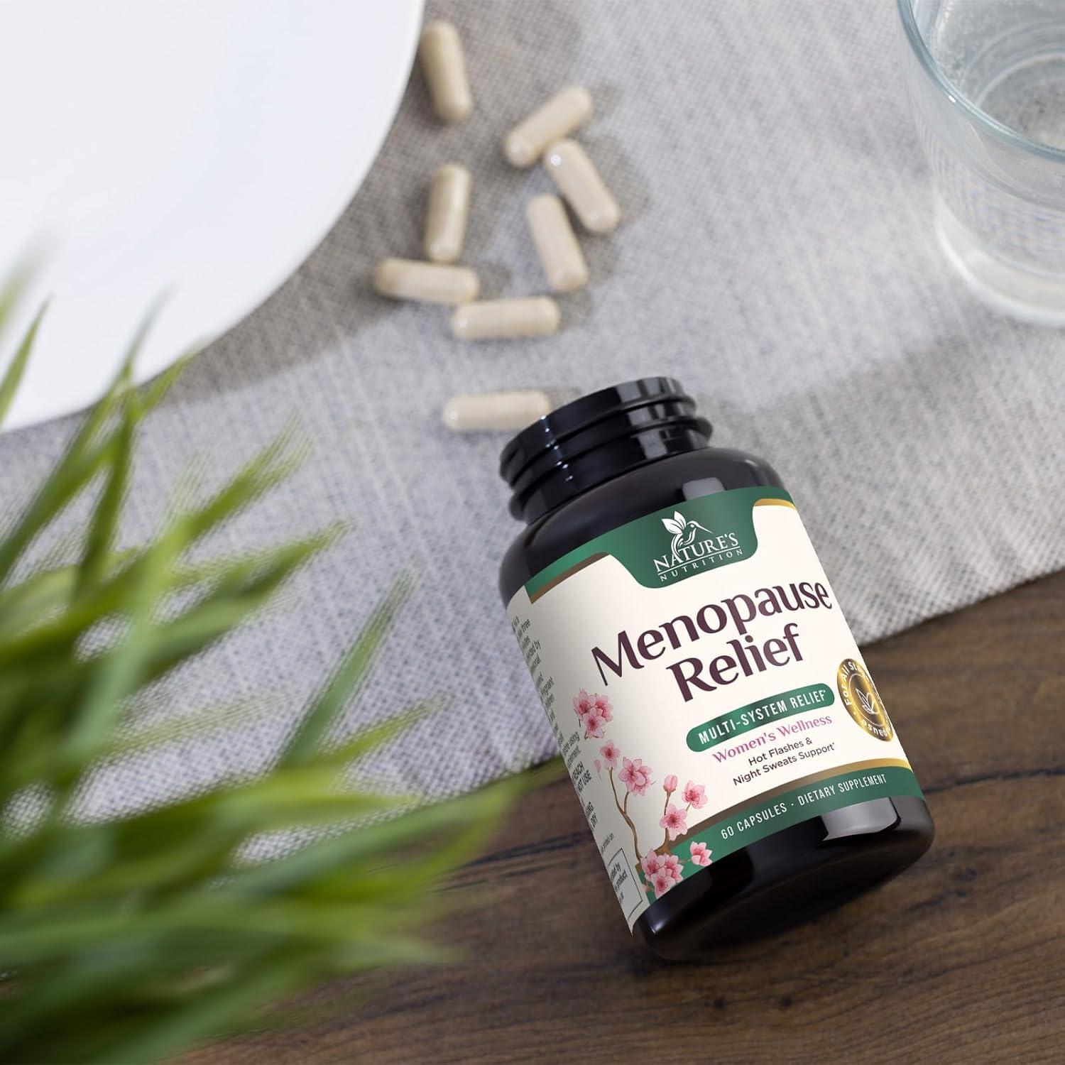 Suplemento Menopausia Nature's Nutrition 60 Cápsulas Cohosh Negro