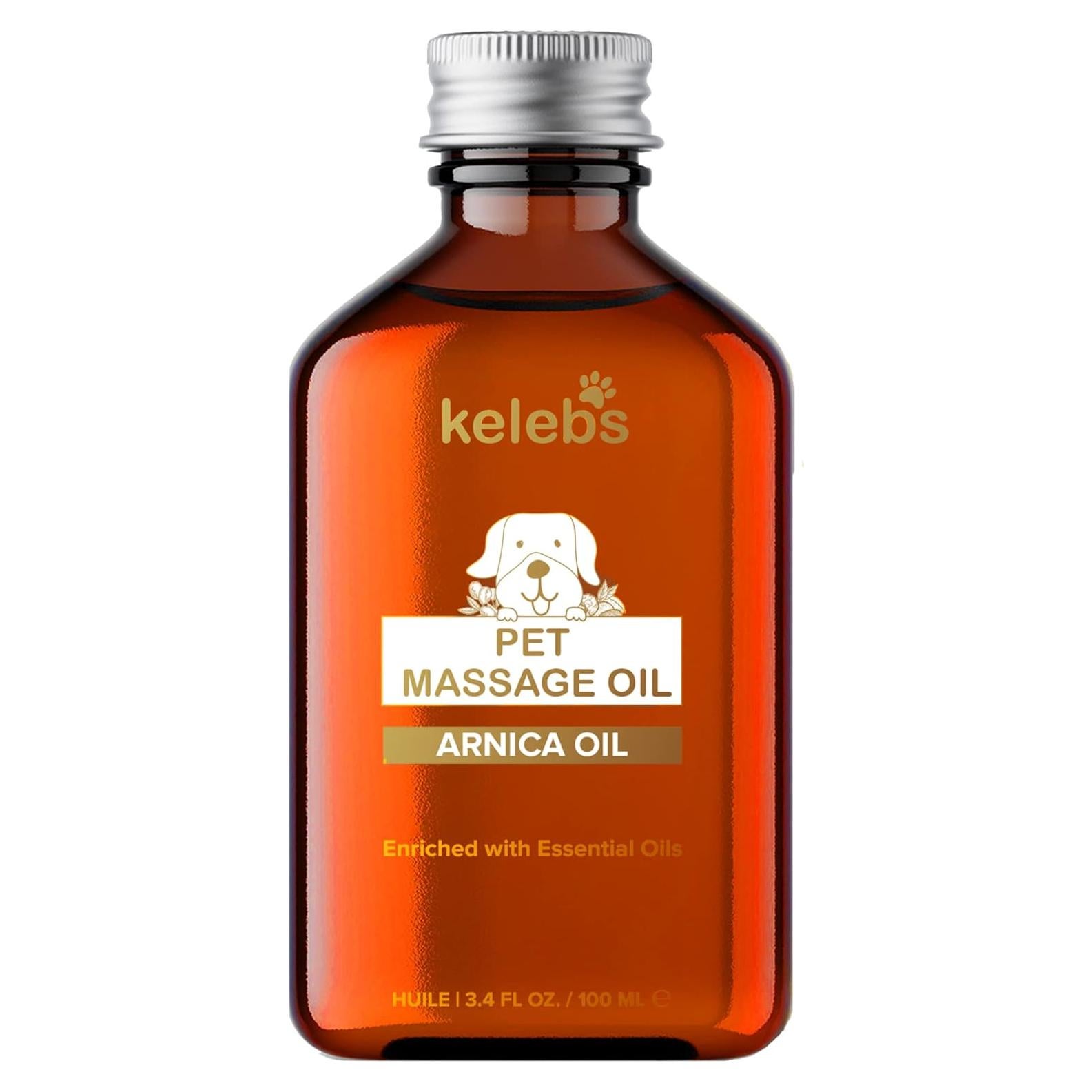 Aceite de Masaje para Perros Kelebs 240g - Alivio Articulaciones