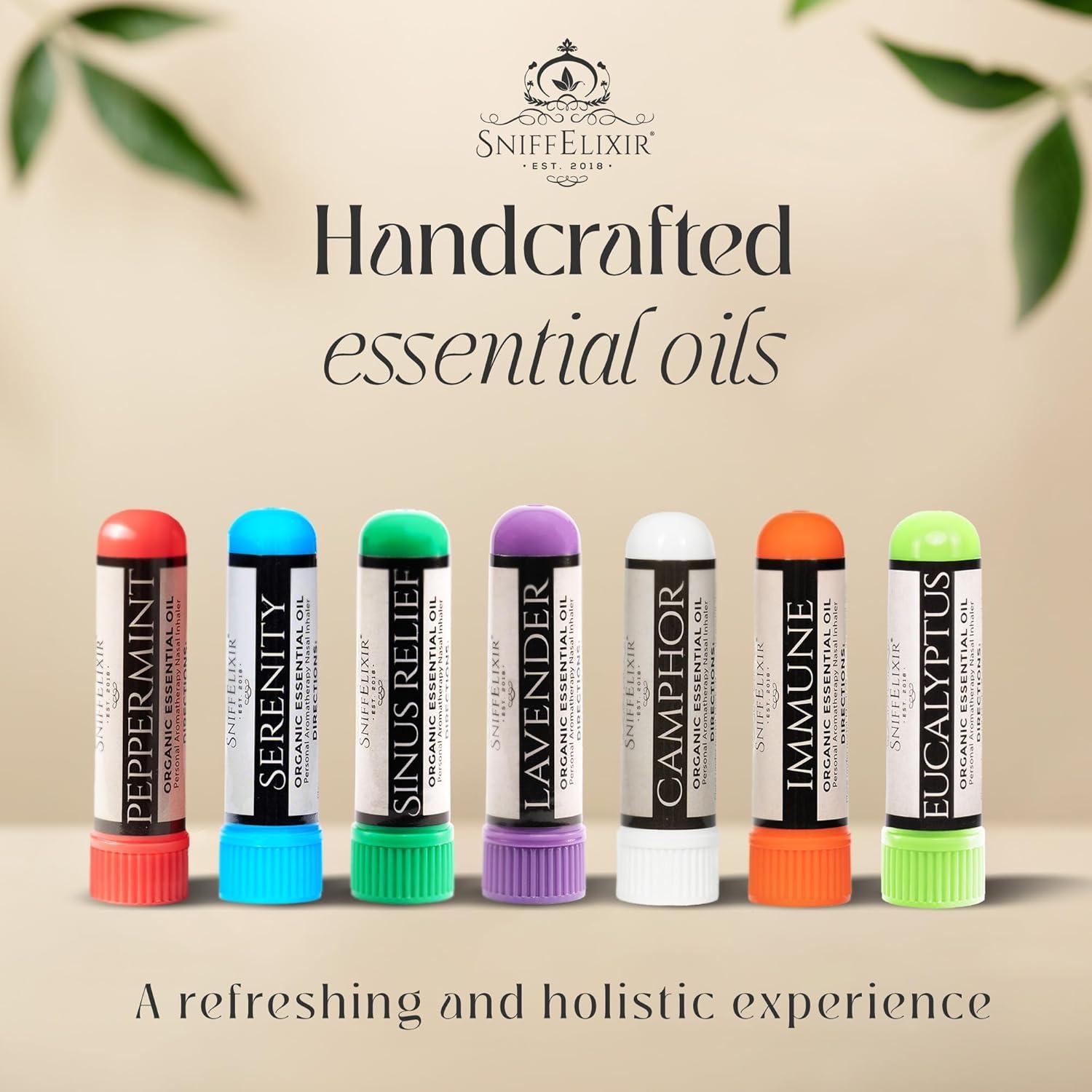 Inhalador Nasal de Eucalipto SniffElixir - Paquete de 2