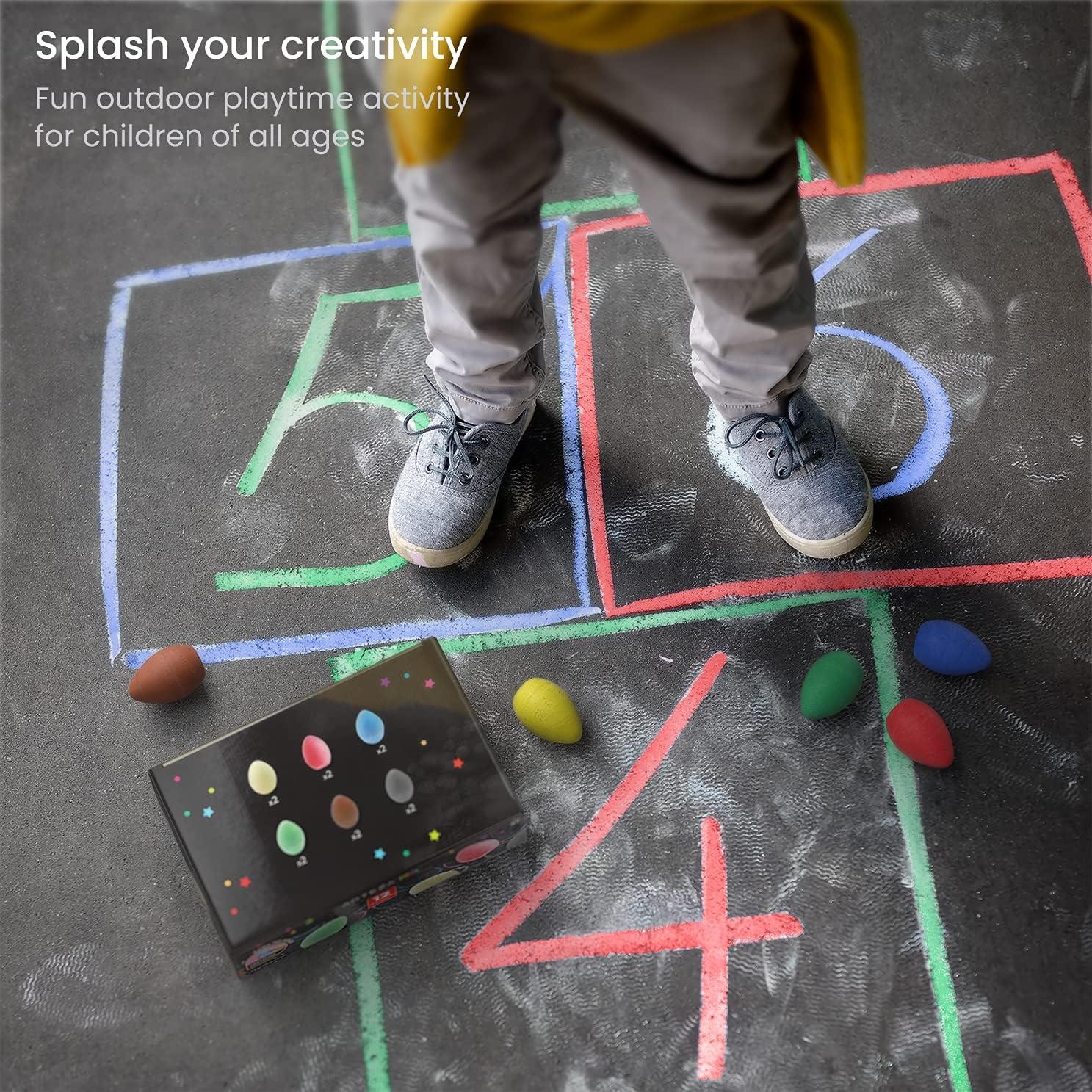 Tiza para Acera Arteza Kids Set 12 Unidades Lavable