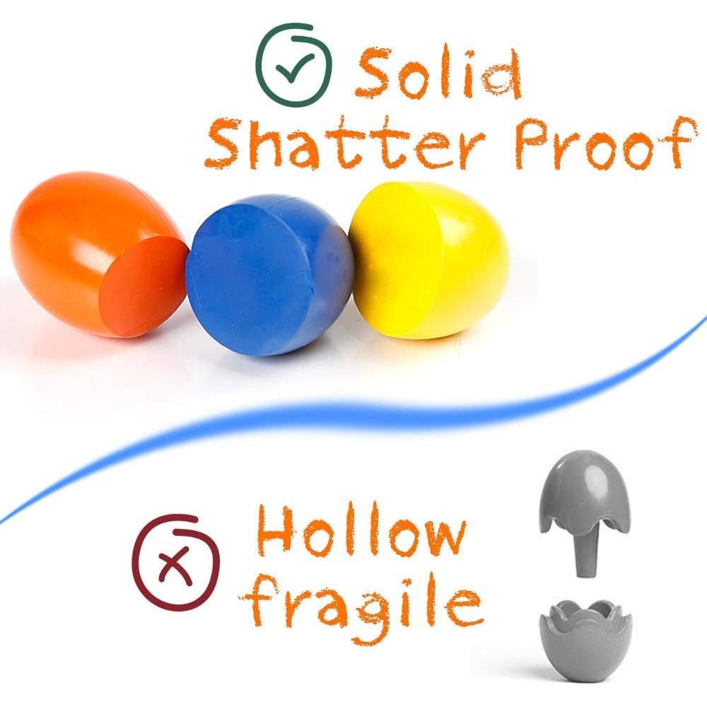 Crayones en forma de huevo MUGIT - 9 colores lavables