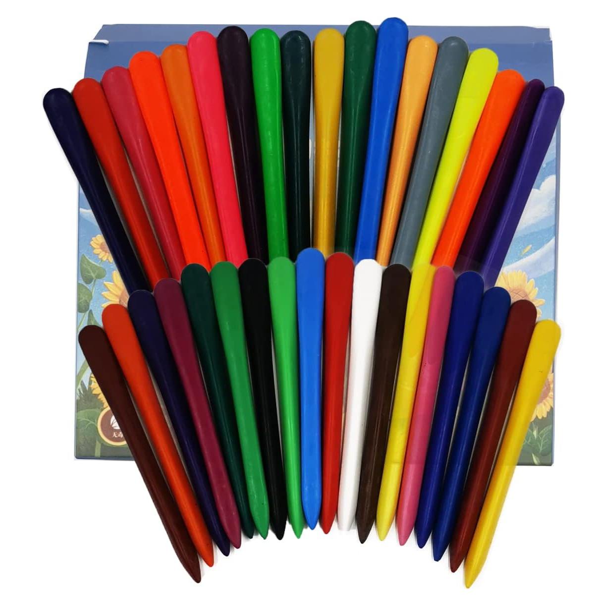 Crayones Triangulares Fengirl - 36 Colores Lavables para Niños