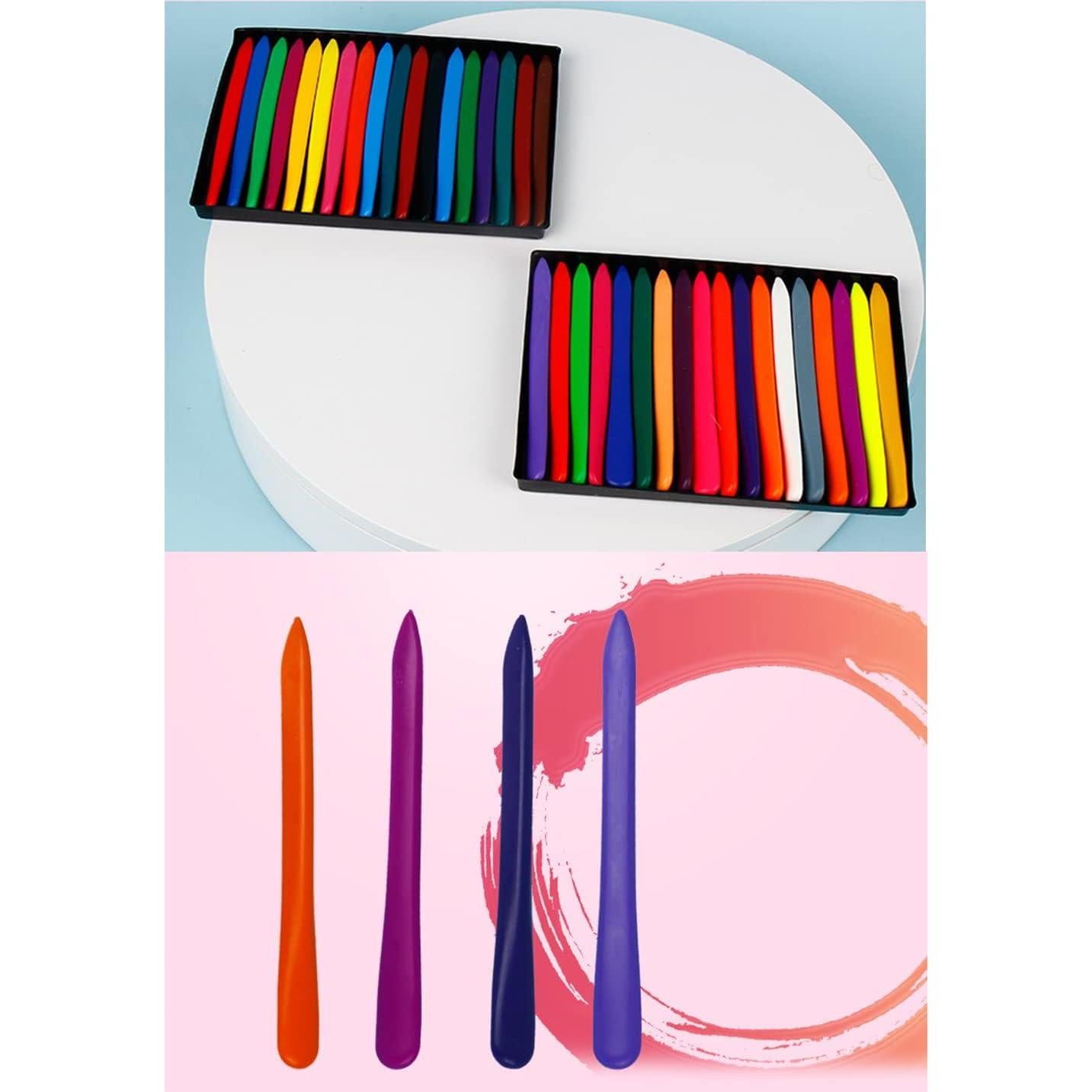 Crayones Triangulares Fengirl - 36 Colores Lavables para Niños