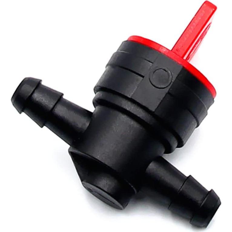 Filtro de Gasolina en Línea WaruiTT 1/4" con Válvula y Abrazaderas