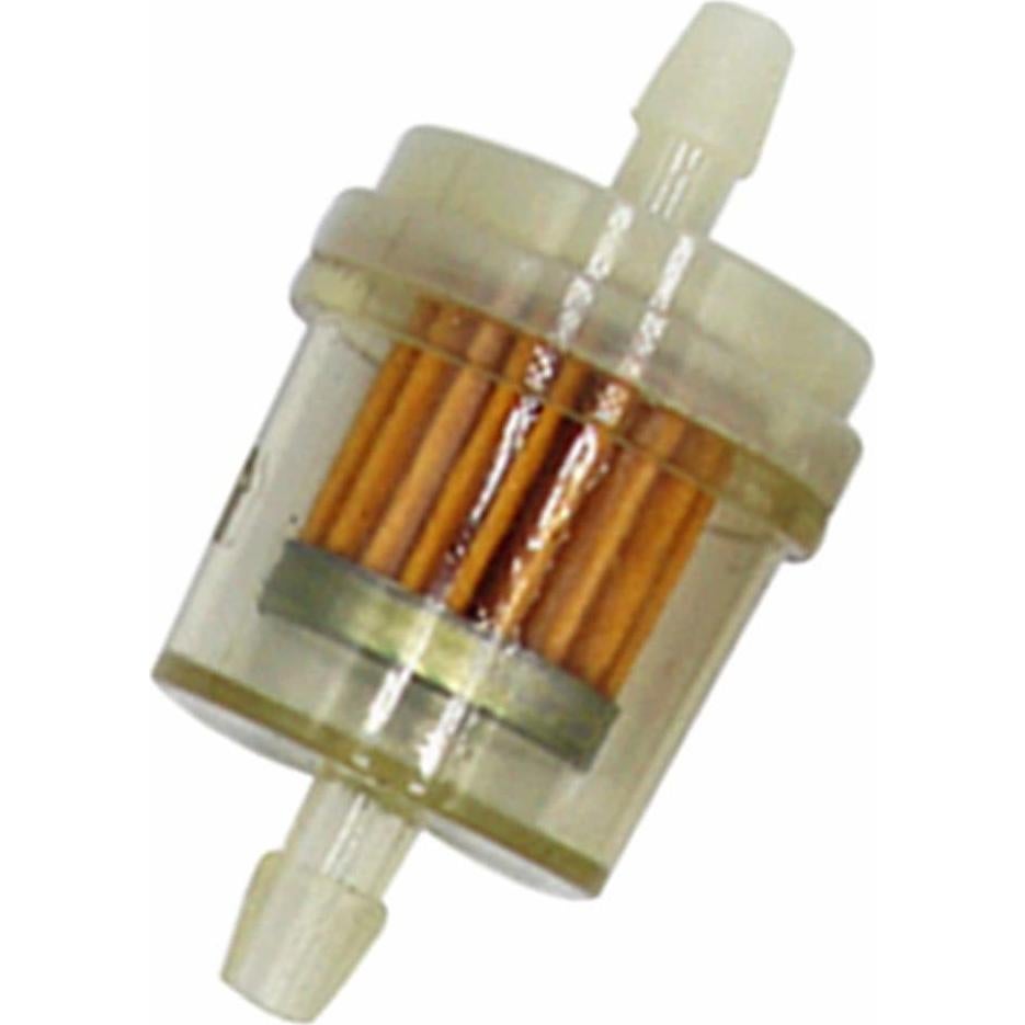 Filtro de Gasolina en Línea WaruiTT 1/4" con Válvula y Abrazaderas