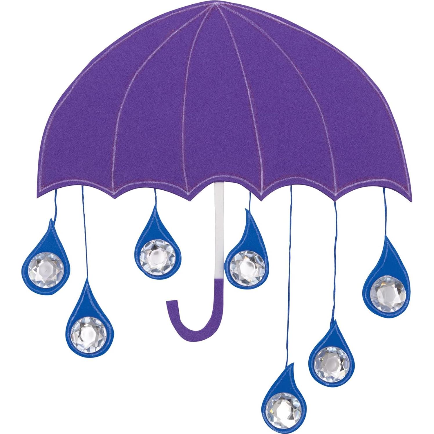 Calcomanías de Gemas Jumbo Pacon, Transparente, 28 Piezas