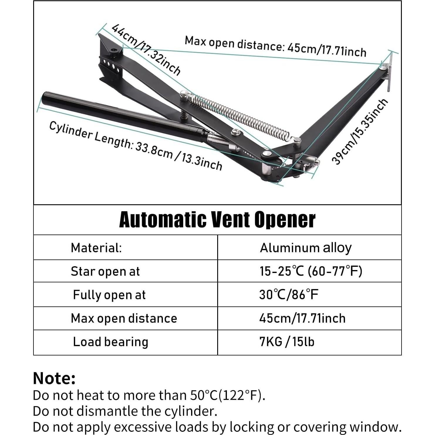 Abridor de Ventanas Automático MILIFT ZX00 Negro 0.44 kg