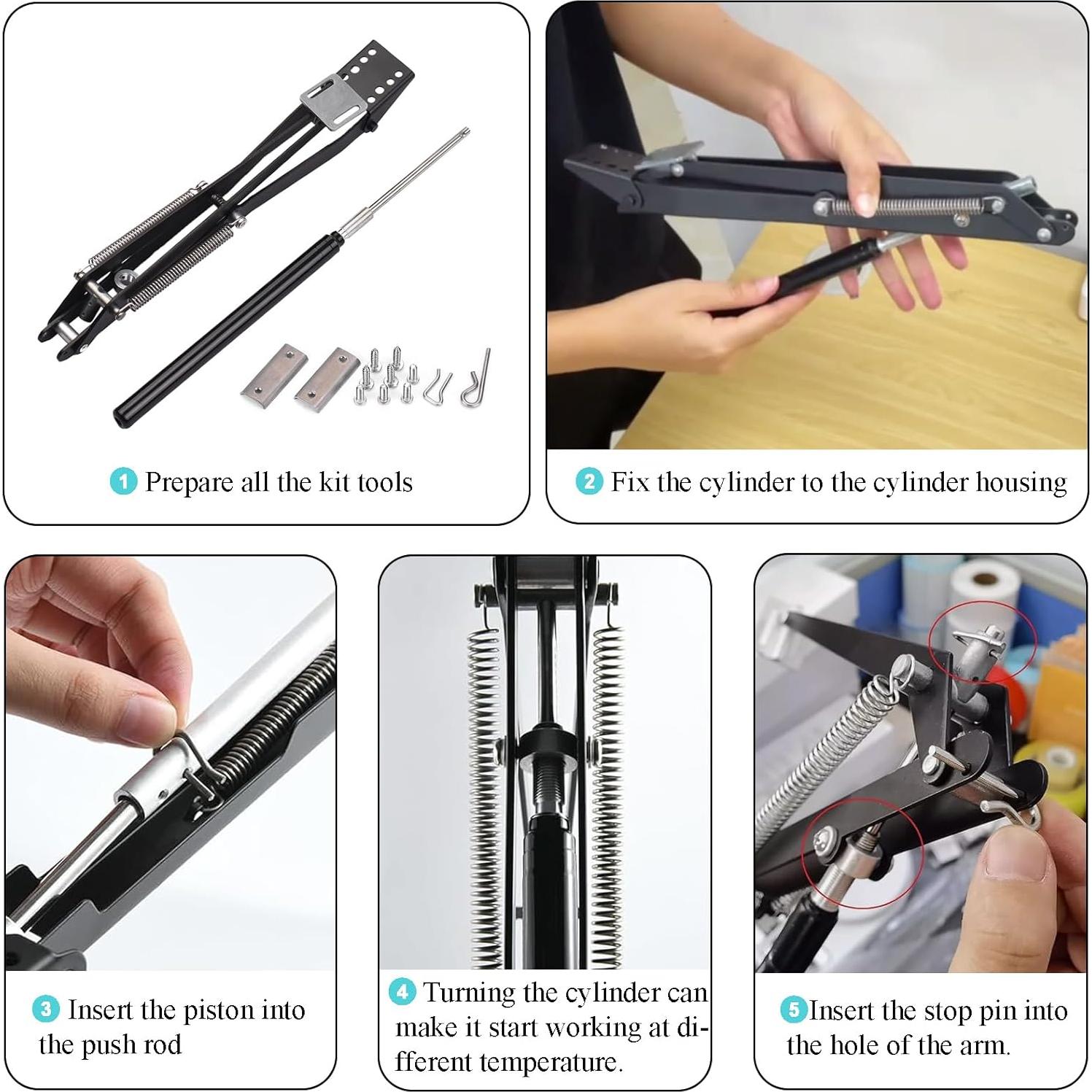 Abridor de Ventanas Automático MILIFT ZX00 Negro 0.44 kg