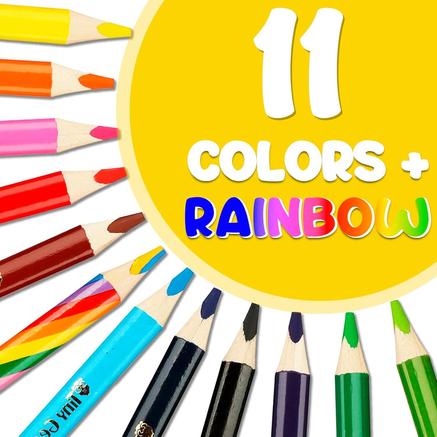 Lápices Jumbo TinyGeeks 12 Colores Triangulares para Niños