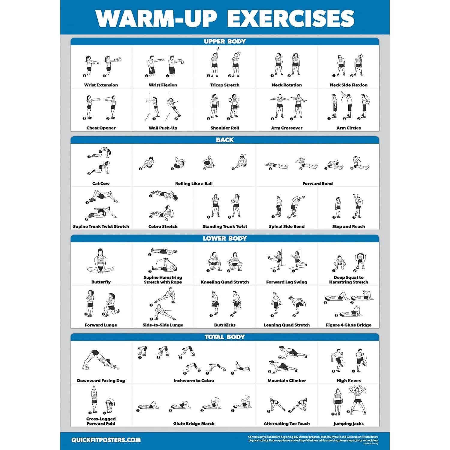 Paquete de Aprendizaje Palace - 4 Carteles de Ejercicio Laminados