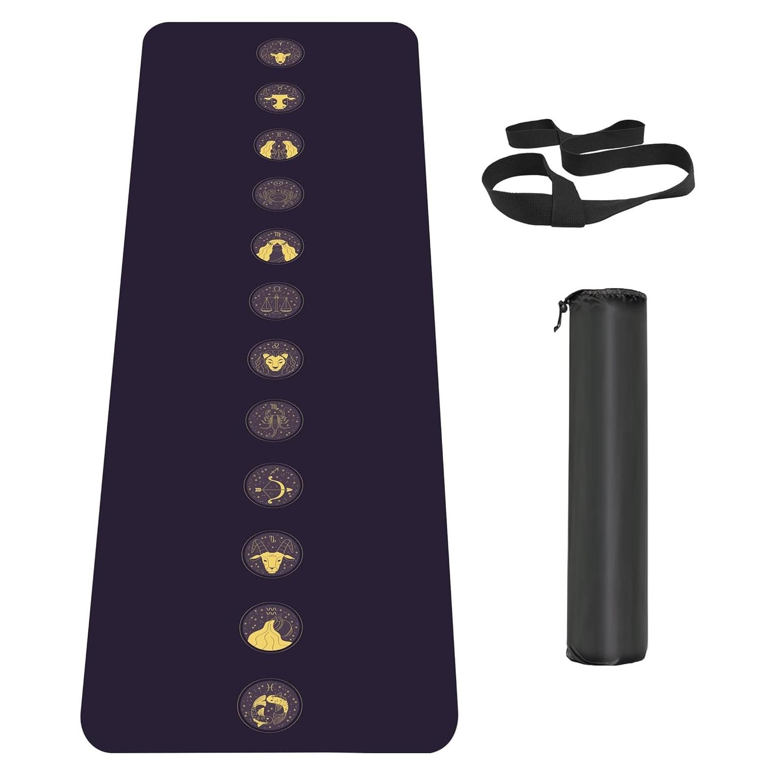 Alfombrilla de Yoga Antideslizante Knsbk 183x61cm 6mm