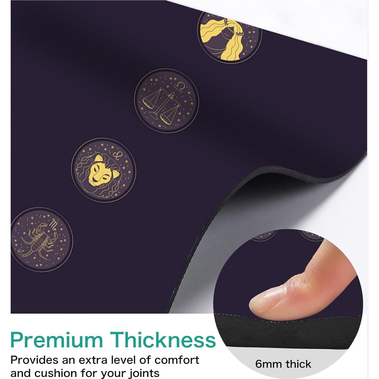 Alfombrilla de Yoga Antideslizante Knsbk 183x61cm 6mm